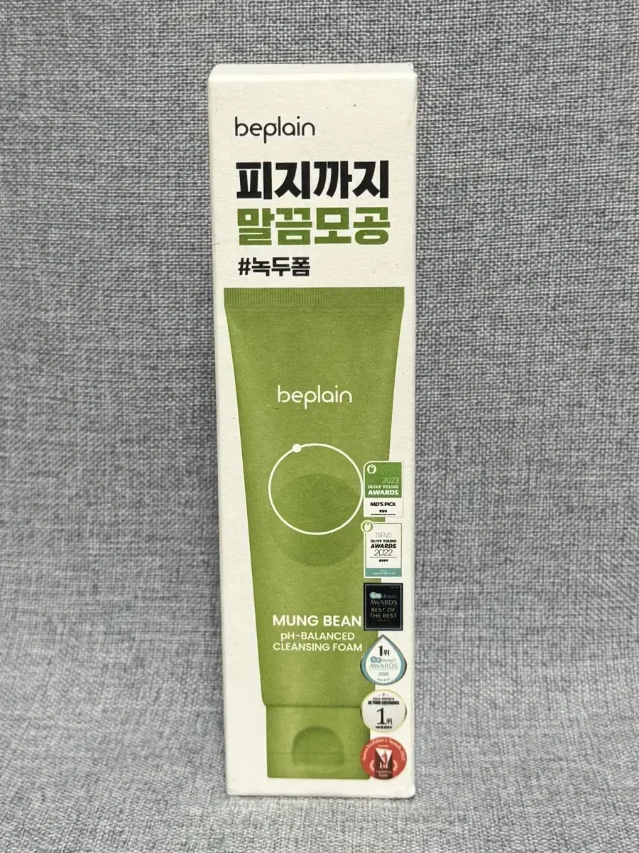 비플레인 녹두 약산성 클렌징폼 80ml